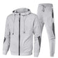Velocity Tracksuit | Sportieve Strepen | Full-Zip Energie