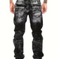 Acid Wash Jeans Heren | Katoenmix | Tapered Fit met Stoere Look