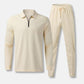 Gebreide Lounge Set | Half-Zip Polo & Jogger | Luxe Minimal Look