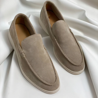 Milano Loafer | Suède Instapper | Tijdloze Elegantie