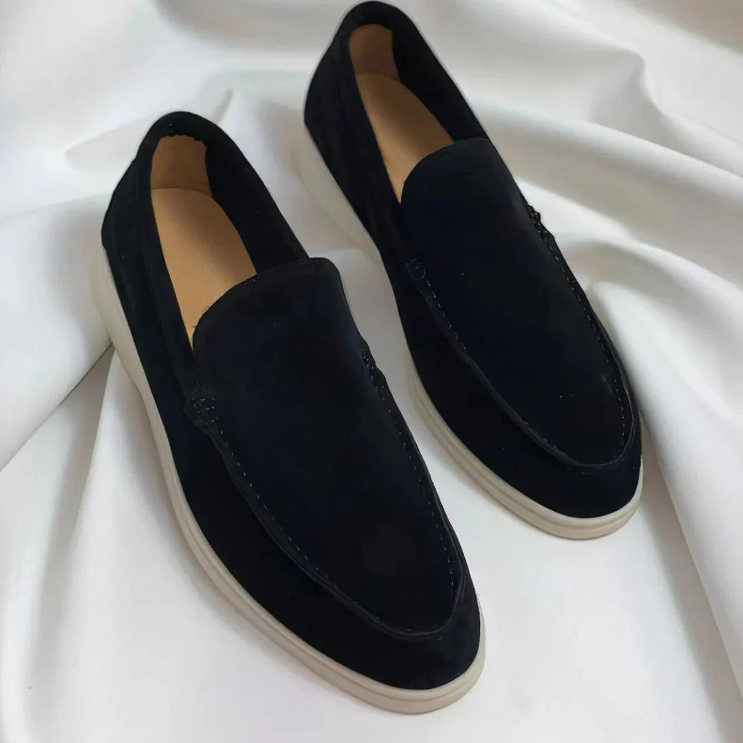 Urban Loafer | Suède Slip-On | Tijdloze Elegantie