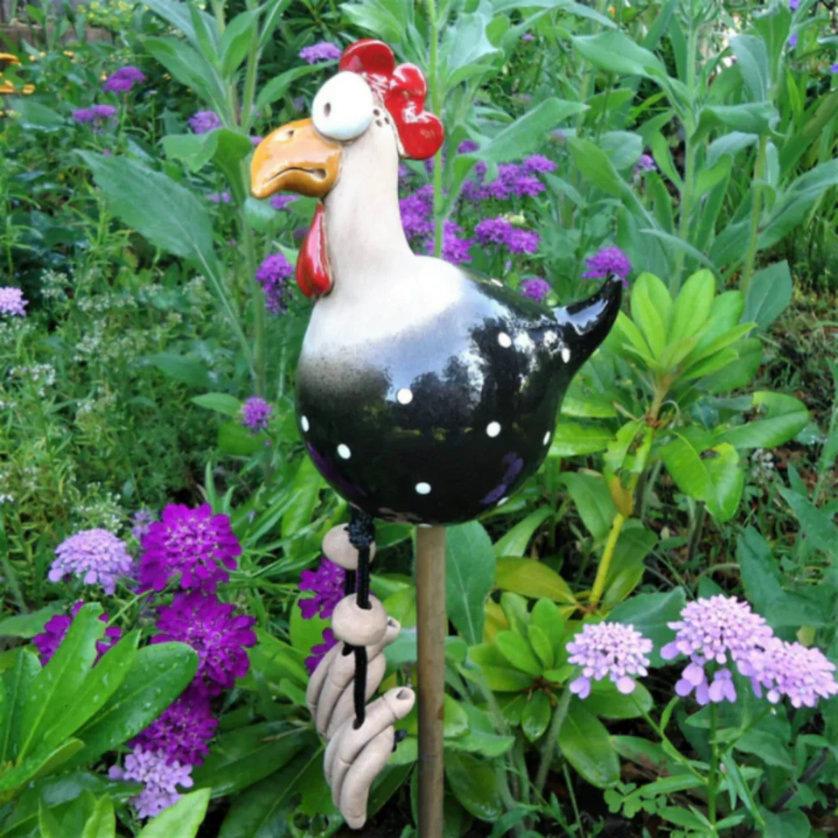 Keramieken Tuinkip - 1+1 Gratis