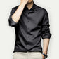Milano Satin Shirt | Slim Fit | Gladde Luxe Uitstraling