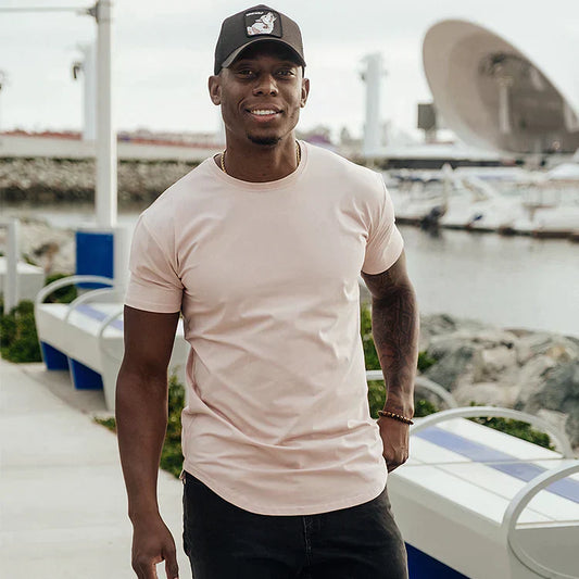 Heren Basic T-Shirt | Ronde Hals | Slim Fit Essential