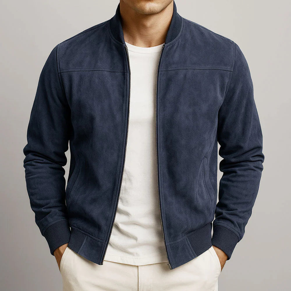 Riviera - Suede Bomber Jacket