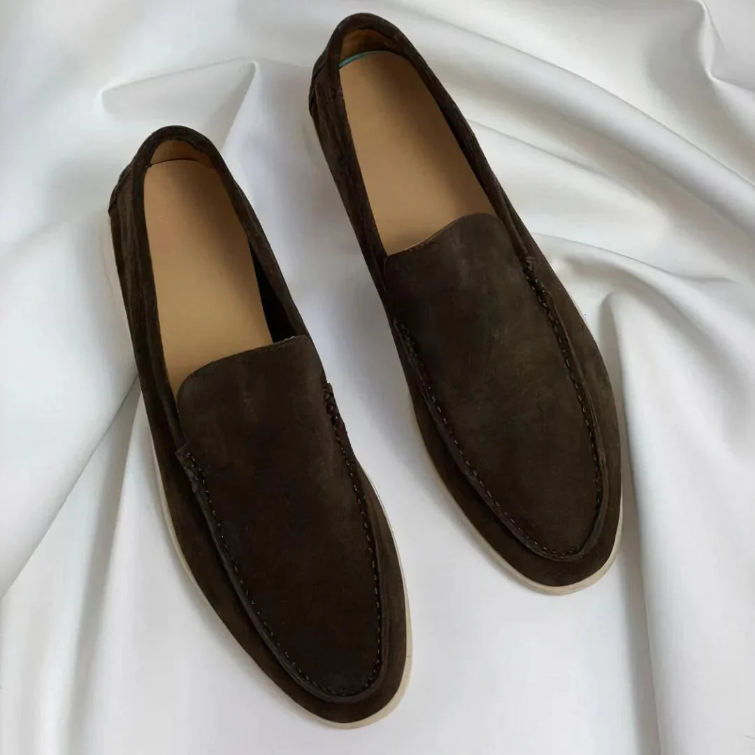 Urban Loafer | Suède Slip-On | Tijdloze Elegantie