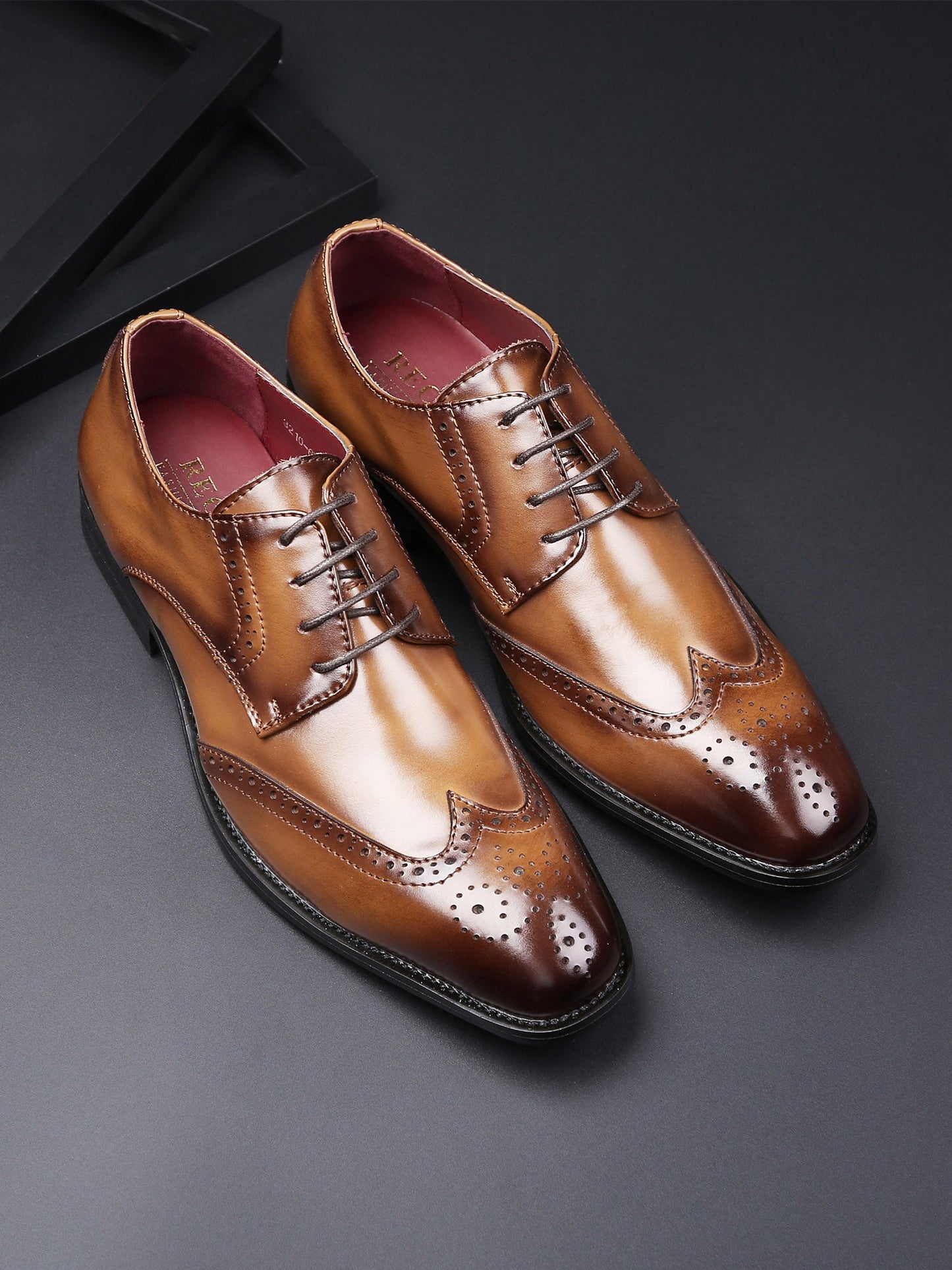 Heren Leren Brogue Schoenen | Klassieke Elegantie | Tijdloze Dresscode