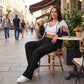 Livia High Waist Comfort Broek - 1+1 Gratis