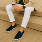 Urban Loafer | Suède Slip-On | Tijdloze Elegantie