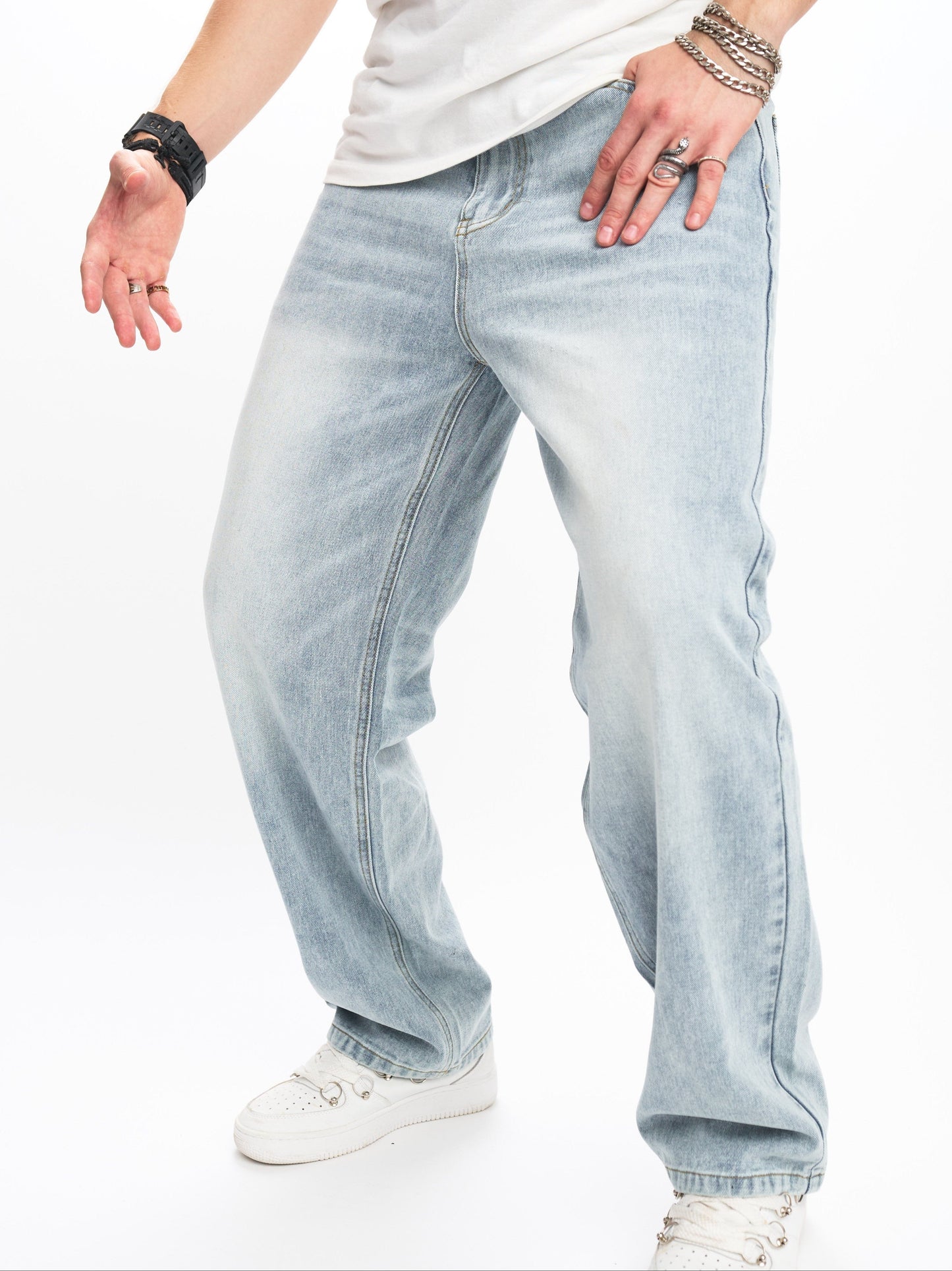Heren Baggy Jeans | Loose Fit | Vintage Denim