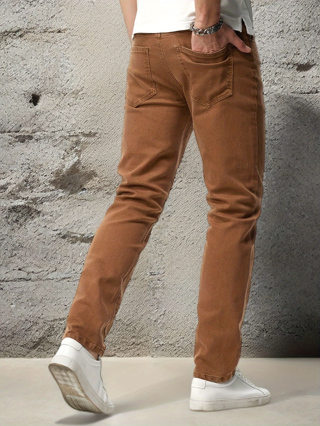 Heren Slim Fit Stretch Broek | Casual Clean Look | Tijdloze Stijl