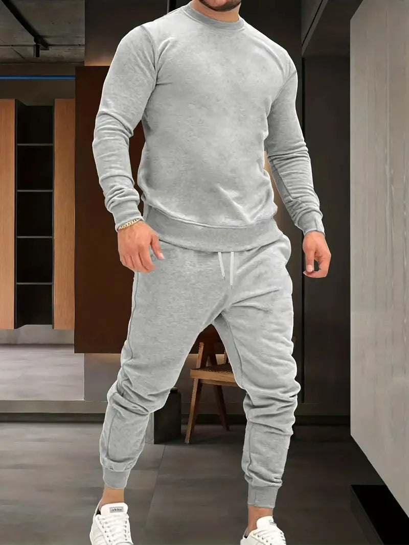 Heren Sweater Joggingpak | Relaxed Fit Set | Comfort & Streetstyle