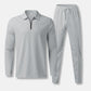 Gebreide Lounge Set | Half-Zip Polo & Jogger | Luxe Minimal Look