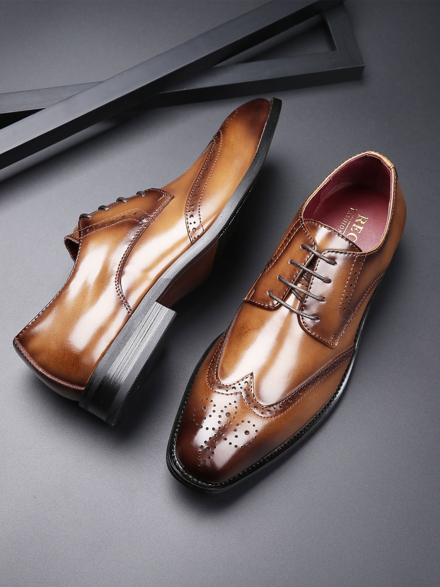 Heren Leren Brogue Schoenen | Klassieke Elegantie | Tijdloze Dresscode