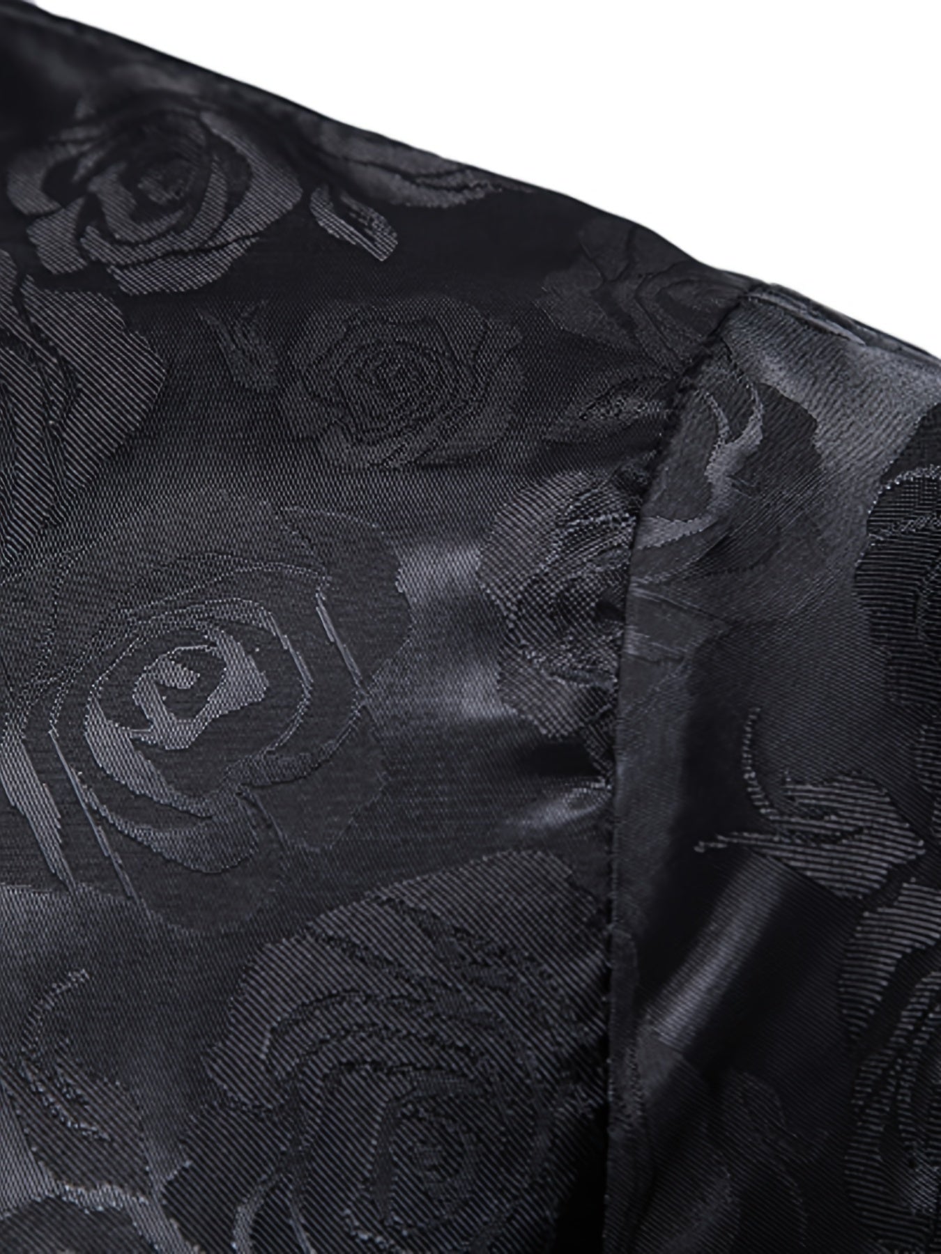 Jacquard Satijnen Overhemd voor Heren | Slim Fit | Luxe Bloemenstructuur
