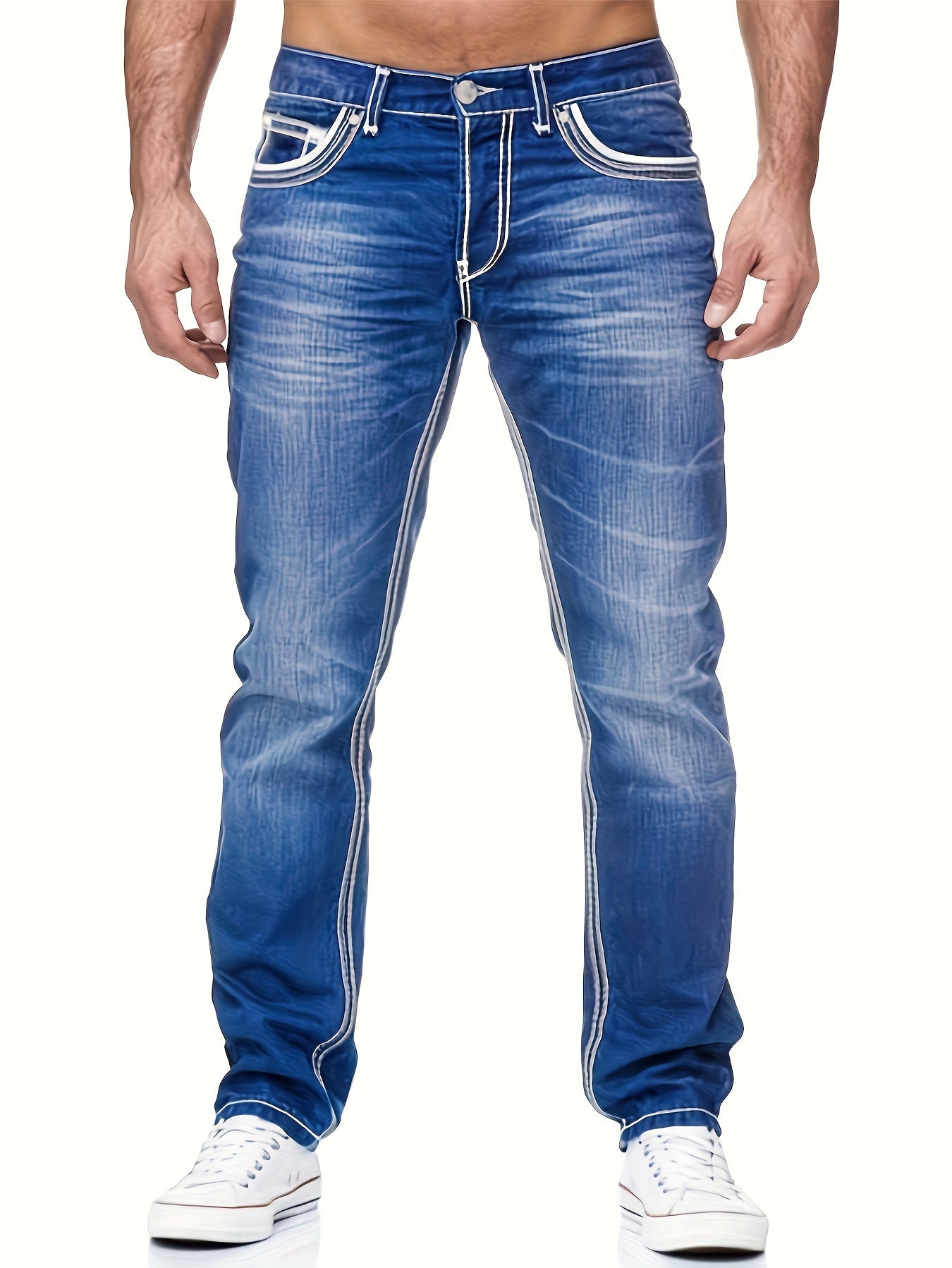 Regular Fit Jeans met Used Look | Stoer & Casual | Tijdloze Denim Style