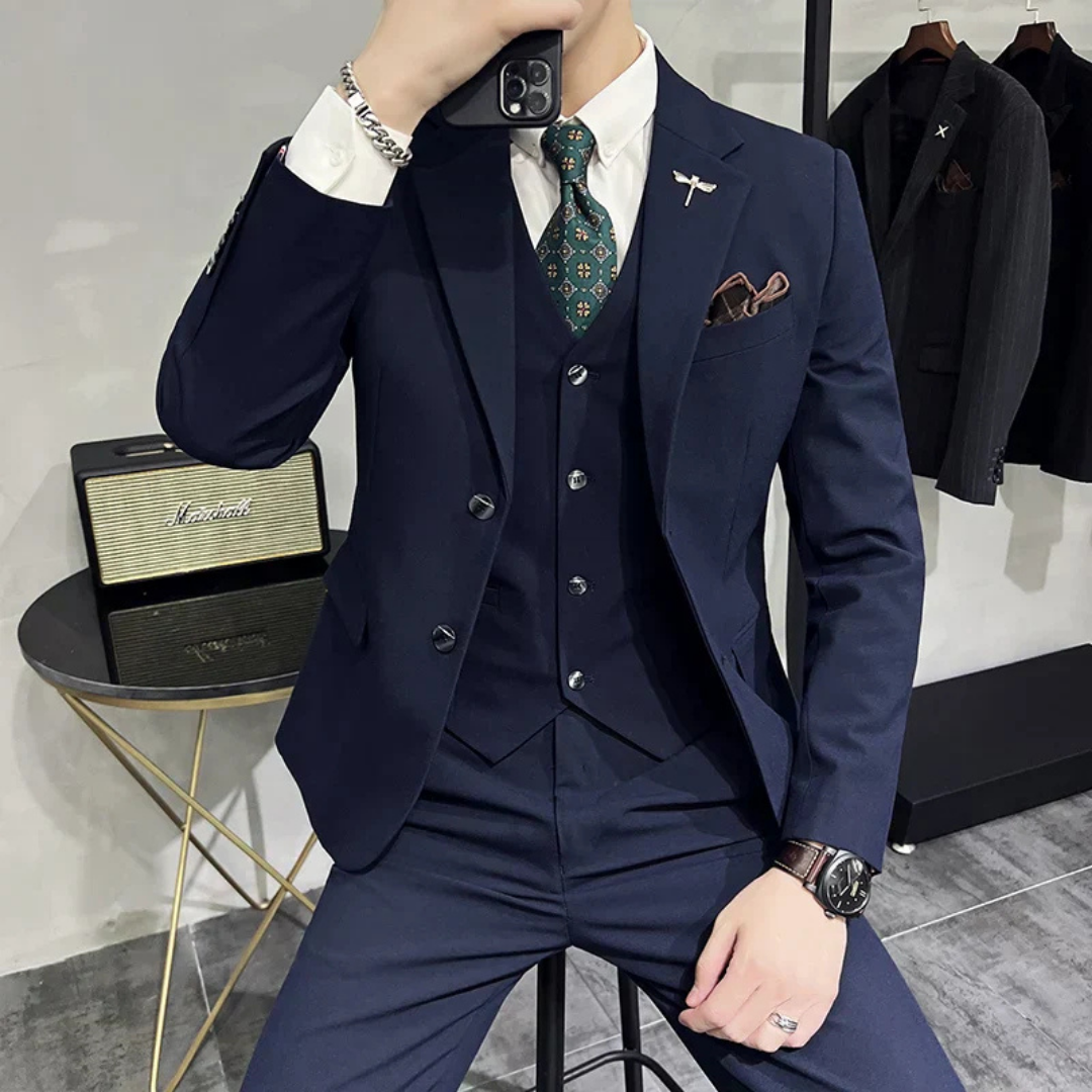 Elegant Business Pak | 3-Delig | Strakke Tailoring