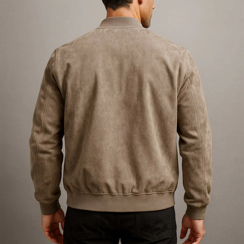 Riviera - Suede Bomber Jacket