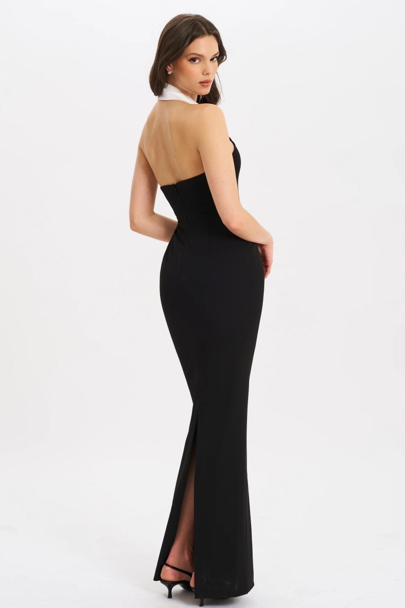 Classic Tuxedo Gown | Evening | Monochrome Chic