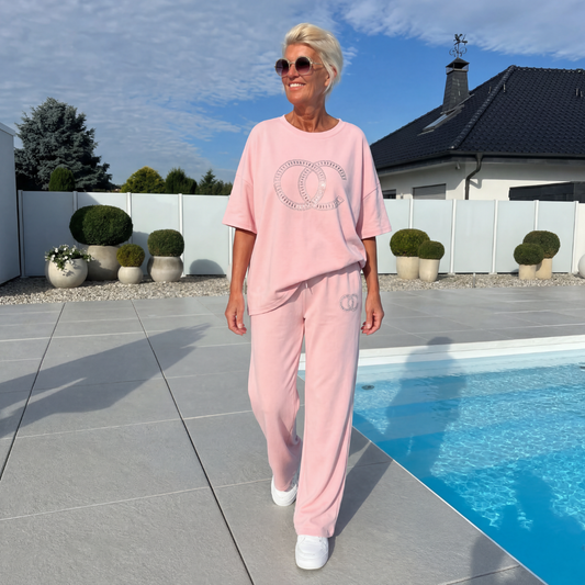 Casual Tweedelige Dames Set – Top & Broek