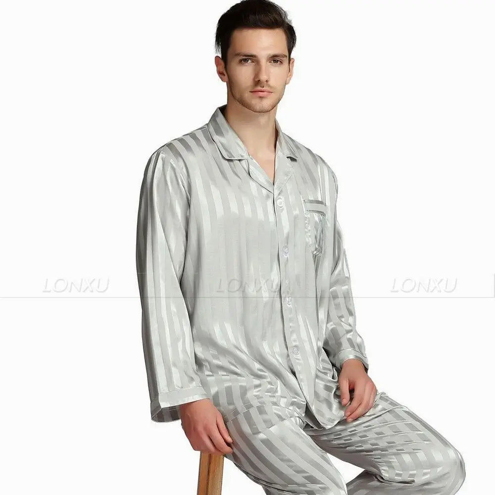 Verona Pyjama Set | Satijnen Luxe Tweedelig | Glanzend & Elegant