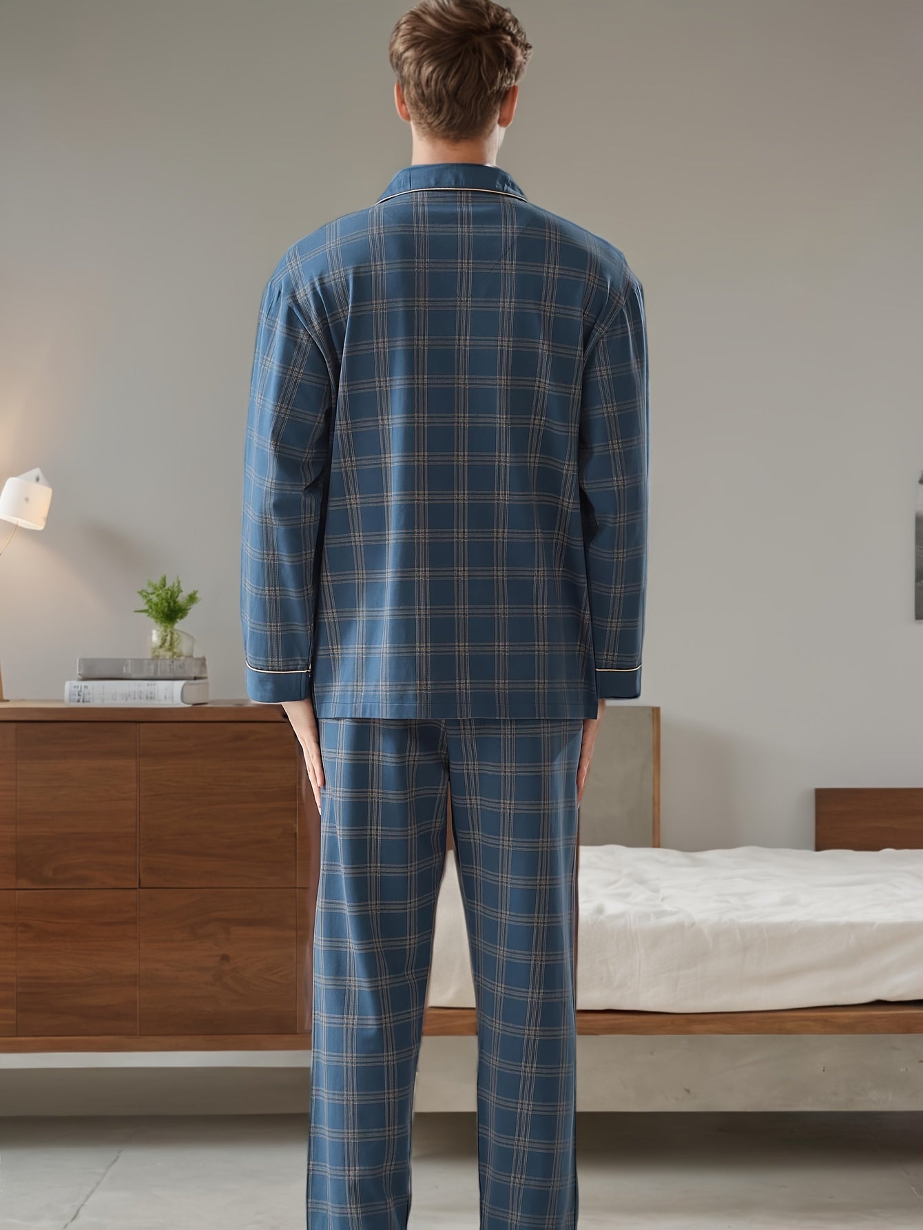 Heren Pyjama Set | Klassiek & Comfortabel | Zachte Stof