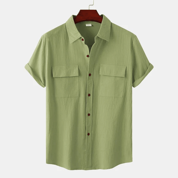 Basic Korte Mouwen Overhemd voor Heren | Casual Classic | Zomers Effortless
