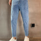 Heren Tapered Fit Spijkerbroek | Lichtgewassen Denim | Minimalistische Stijl