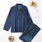 Satijnen Pyjama Heren | Polyester Satijn | Gestreept & Comfortabel