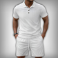 CityPolo Set | Casual Co-Ord | Poloshirt & Short in Stijl