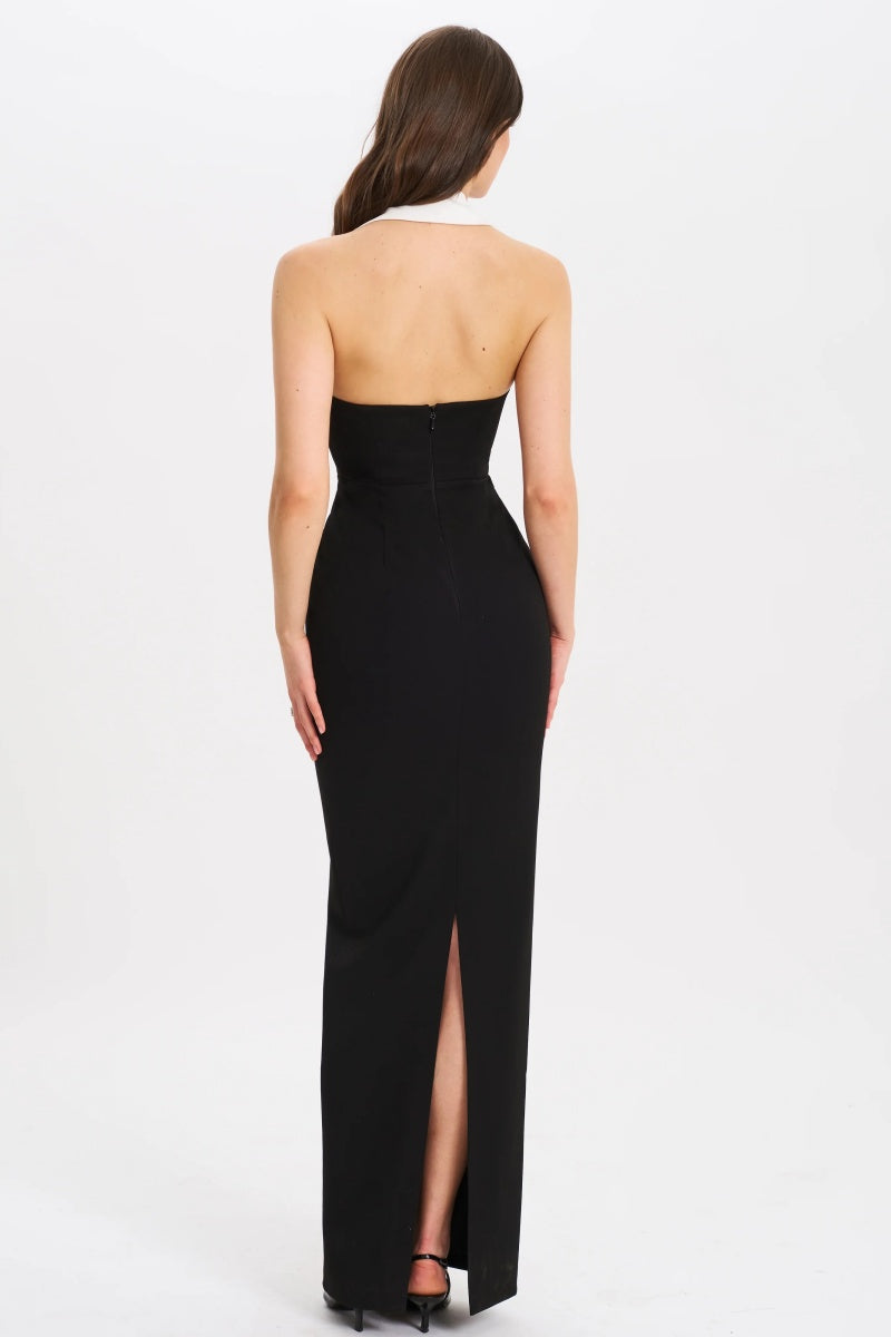 Classic Tuxedo Gown | Evening | Monochrome Chic