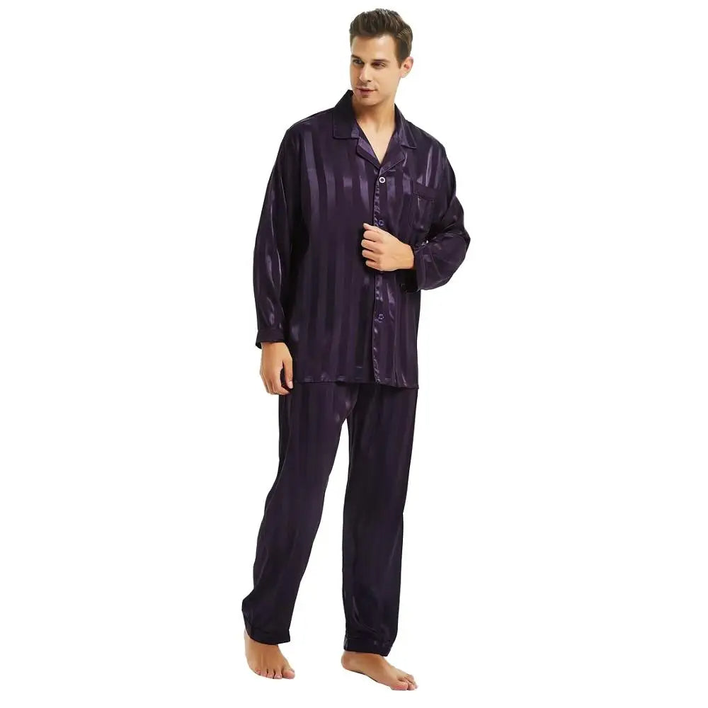 Verona Pyjama Set | Satijnen Luxe Tweedelig | Glanzend & Elegant