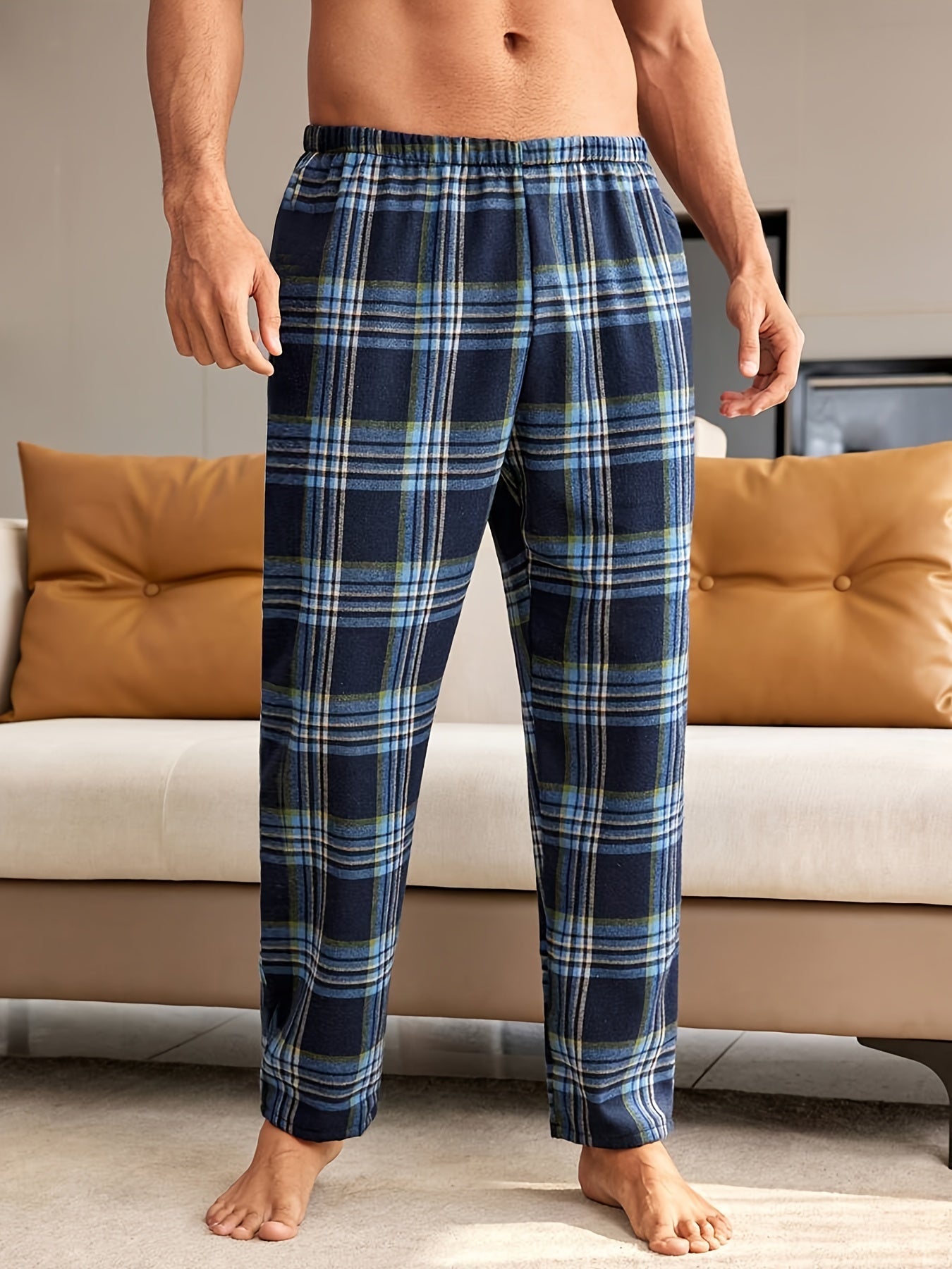 Heren Pyjamabroek | Comfortabel & Ademend | Klassiek Geruit