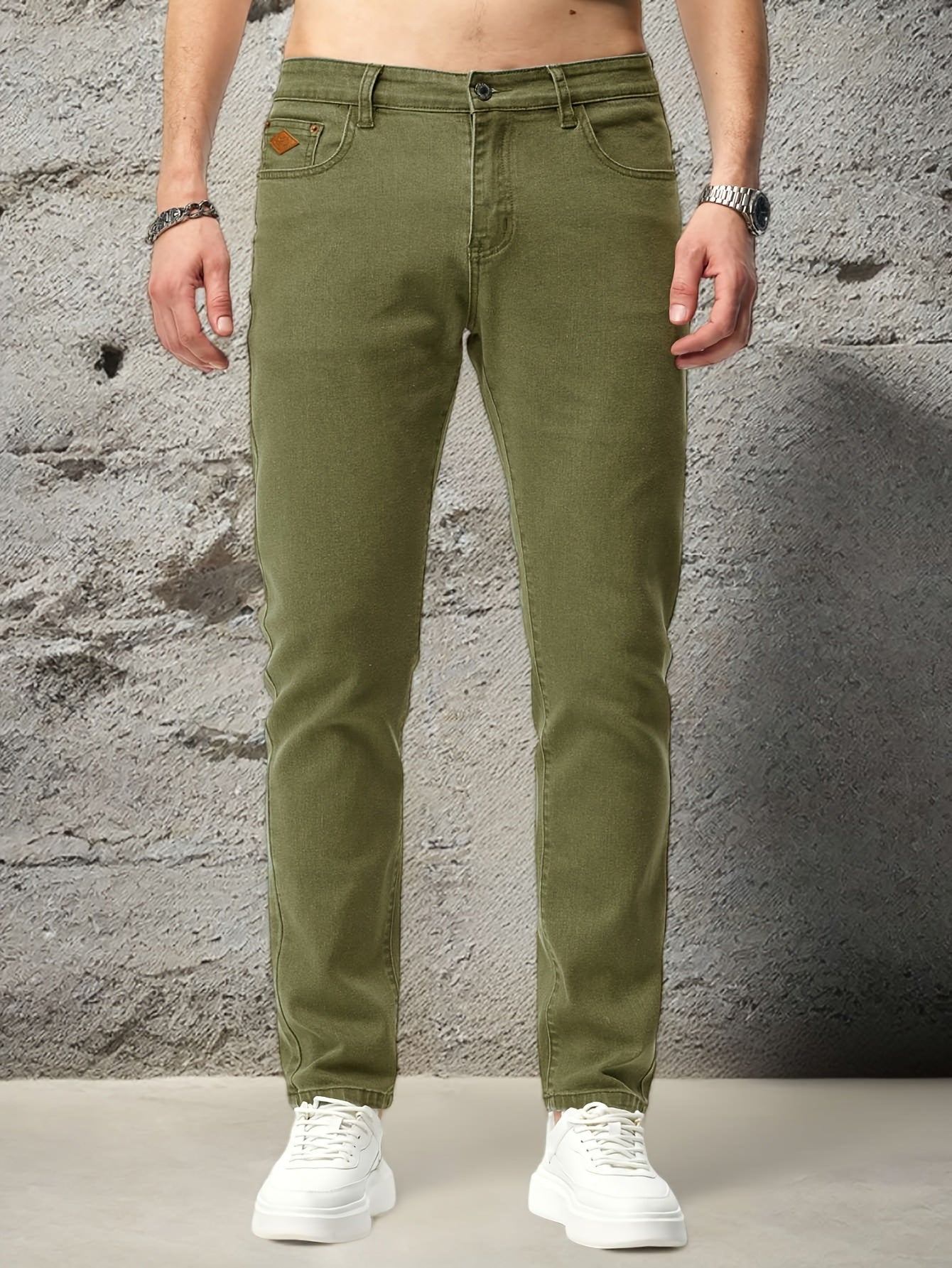 Heren Slim Fit Stretch Broek | Casual Clean Look | Tijdloze Stijl