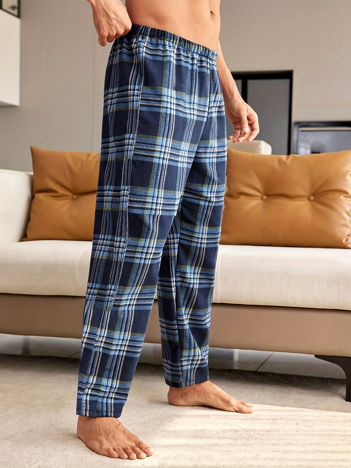 Heren Pyjamabroek | Comfortabel & Ademend | Klassiek Geruit