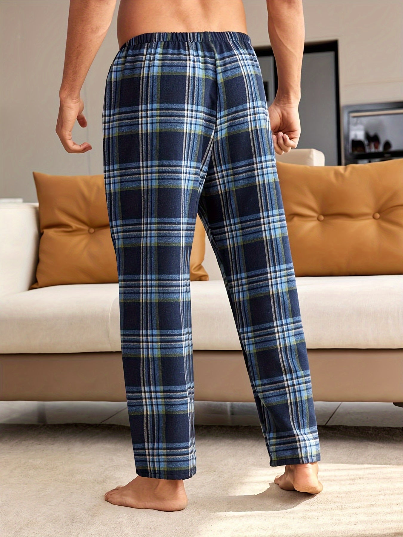 Heren Pyjamabroek | Comfortabel & Ademend | Klassiek Geruit