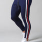 Tapered Trackpants met Zijstrepen | Slim Fit Gymwear | Stretch Comfort