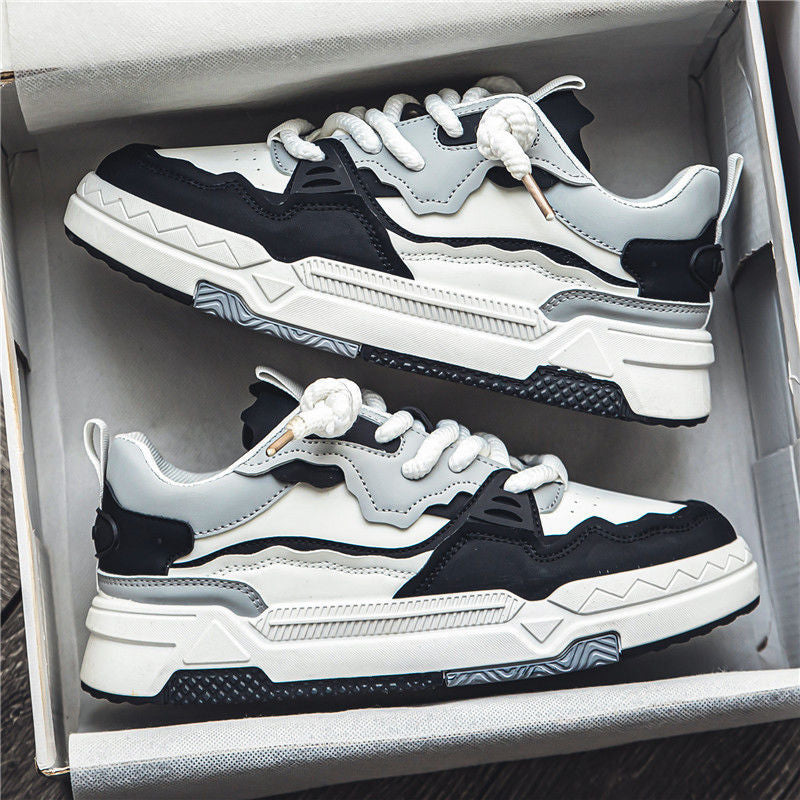 Grove Straat Sneakers | Gelaagde Zool | Retro Straat Luxe