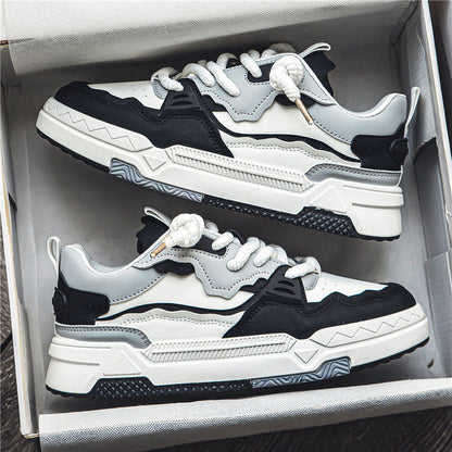 Grove Straat Sneakers | Gelaagde Zool | Retro Straat Luxe