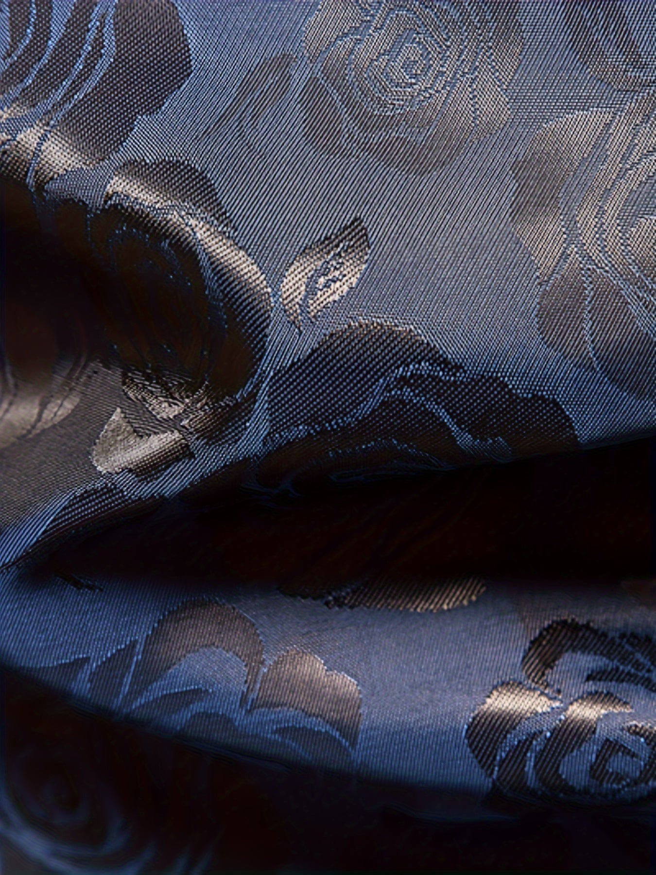 Jacquard Satijnen Overhemd voor Heren | Slim Fit | Luxe Bloemenstructuur