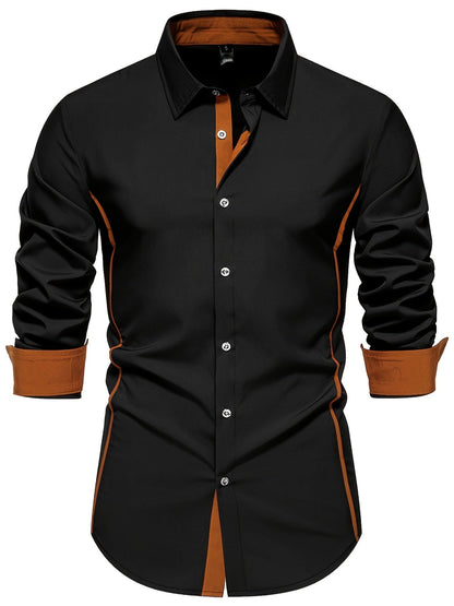 Heren Slim Fit Overhemd – Stijlvol en Modern