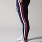 Tapered Trackpants met Zijstrepen | Slim Fit Gymwear | Stretch Comfort