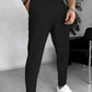 Heren Jogger Broek | Katoenmix | Slim Fit met Elastische Taille