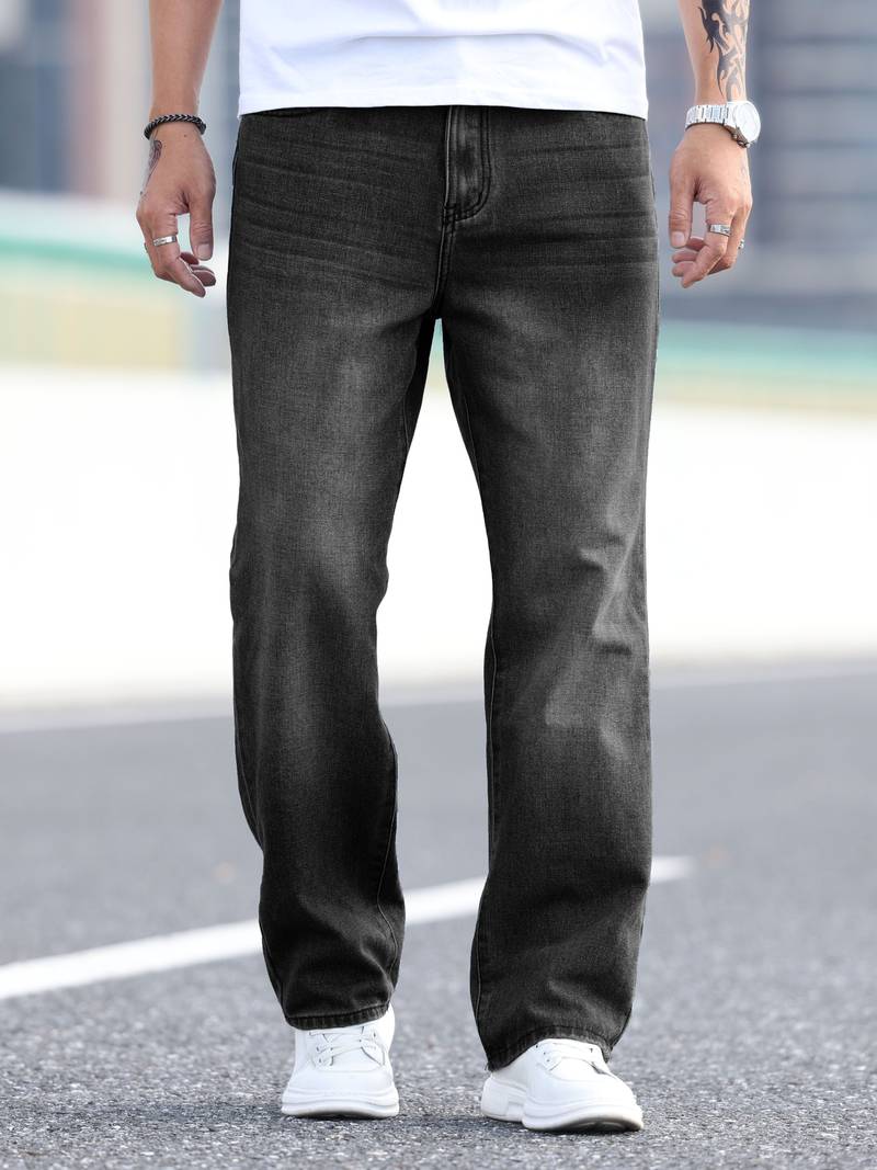 Faded Denim Jean | Loose Fit | Vintage Washed Look