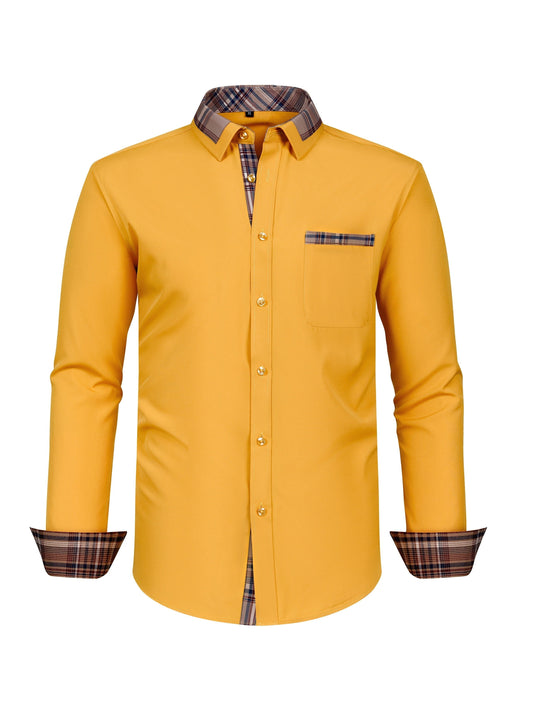 Heren Casual Overhemd | Stijlvol & Uniek | Contrastdetails