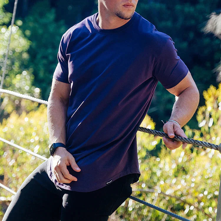 Heren Basic T-Shirt | Ronde Hals | Slim Fit Essential