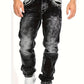 Acid Wash Jeans Heren | Katoenmix | Tapered Fit met Stoere Look