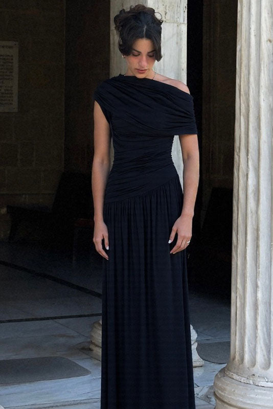 Diana Dress | One-Shoulder Maxi | Tijdloze Elegantie