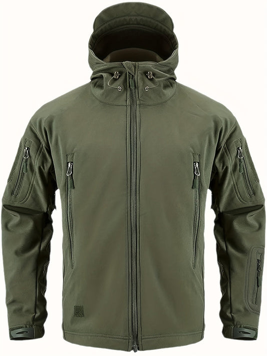 Heren Tactical Softshell Jas | Wind- & Waterdicht | Outdoor & Militair Stijl