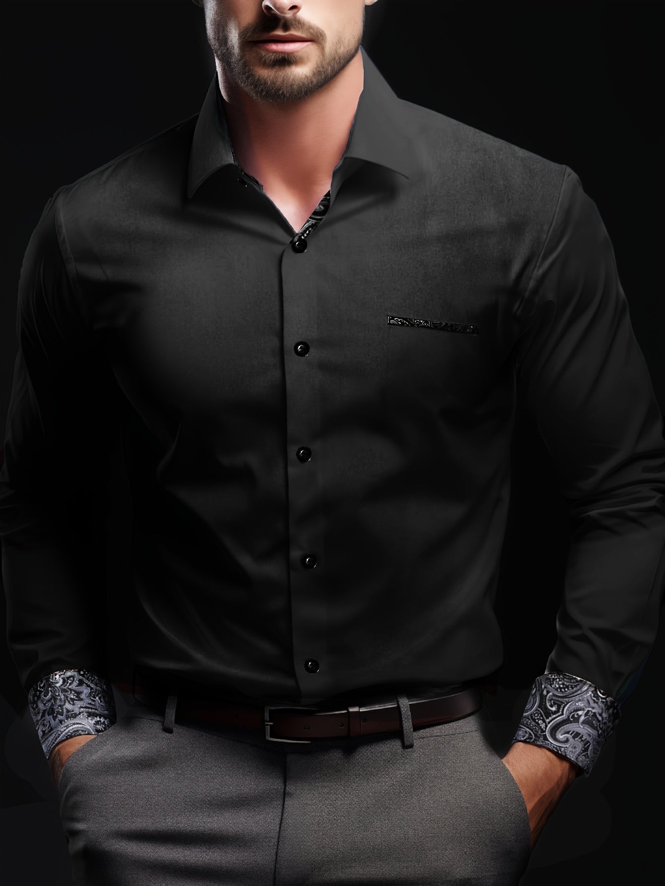 Heren Slim-Fit Overhemd | Elegant & Stijlvol | Perfect voor Elke Gelegenheid